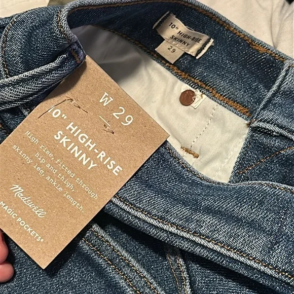 Madewell - 10" High-Rise Skinny Jeans - Picture 7 of 8